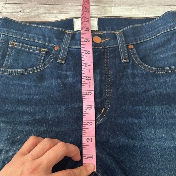 Caslon High Rise Straight Leg Dark Wash Jeans - Picture 5 of 10